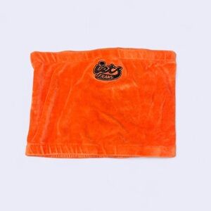 Orange Velour Tube Top